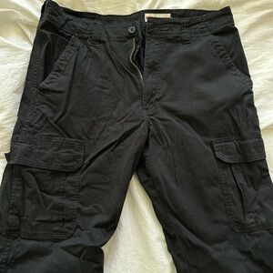 Men's Black Cargo Pants